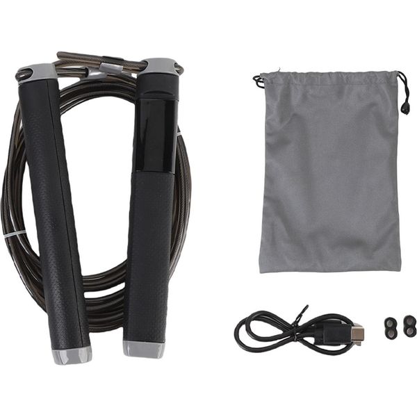 Corda Da Salto Intelligente A Filo Salto Luminoso Ricaricabile Con Contatore App Bluetooth Per Il Fitness-image