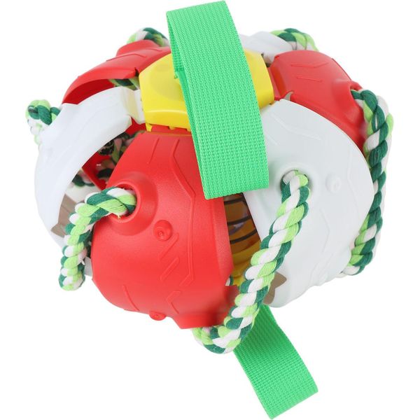 Giocattolo Per Cani Flying Saucer Ball Abbigliamento Resistente All'acqua Disco Interattivo Per Cani Per Giochi All'aperto Rosso-image