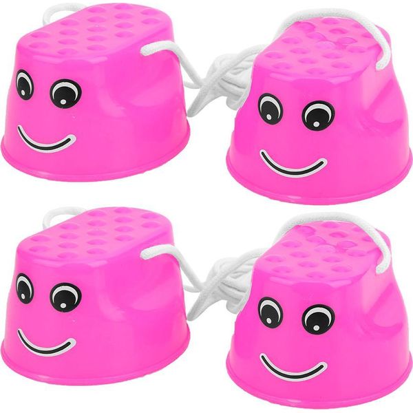 2 Paia Di Bambini Attrezzature Di Formazione Addensare Camminare Trampoli Scarpe Bambini Equilibrio Piedi Camminare Toyred-image