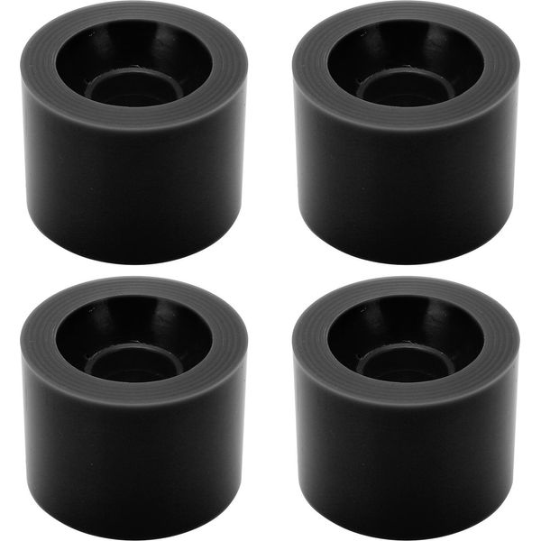 Puente 4Pcs 60X45Mm Skateboard Ruote 78A Longboard Cruiser Ricambi Nero-image