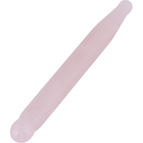 Massaggio Pietra Bacchetta, 1Pc Pietra, Cristallo Di Quarzo Bacchetta Naturale Punto Rosa Trattamento Per Le Donne Terapia Di Agopuntura-image