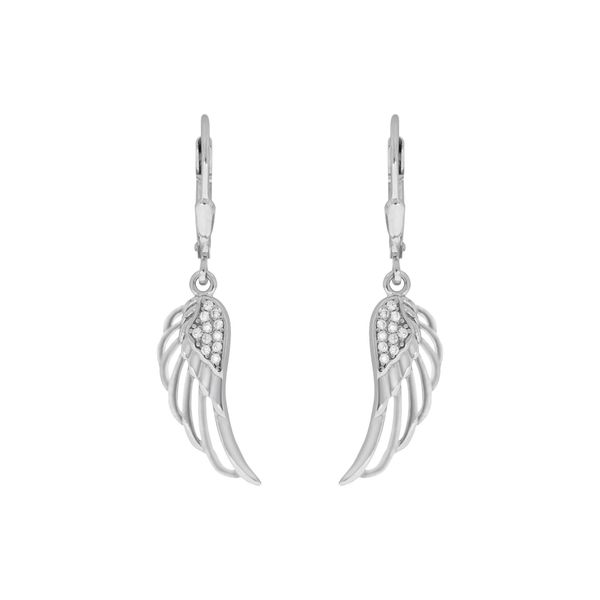 Paar OhrhäNger Vivance "925/- Sterling Silber Rhodiniert Zirkonia", Weiß (Weiß, Weiß), Ohrringe, Damen, One-Size, Silber 925 (Sterlingsilber)-image