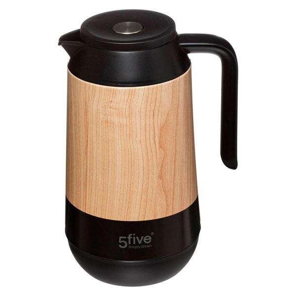 5 Five Simply Smart - Caraffa Isotermica 1L Effetto Legno Naturale-image