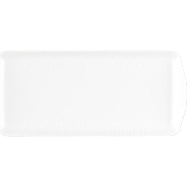 Seltmann Weiden Amina Piatto Da Torta Bianco Quadrato 35X15,5 Cm-image