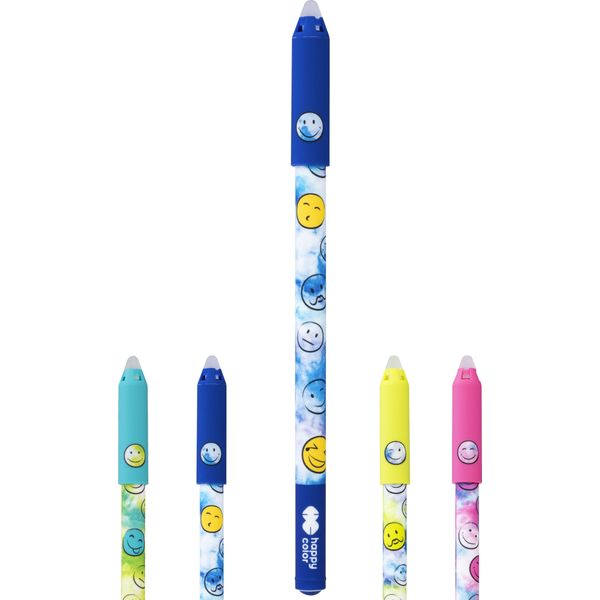 Penna A Sfera Cancellabile Smile Happy Color-image