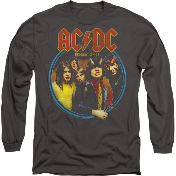 Ac/Dc - Maglietta "Highway To Hell"" Per Uomo/Donna Unisex TV9284 (S) (Charcoal)"-image