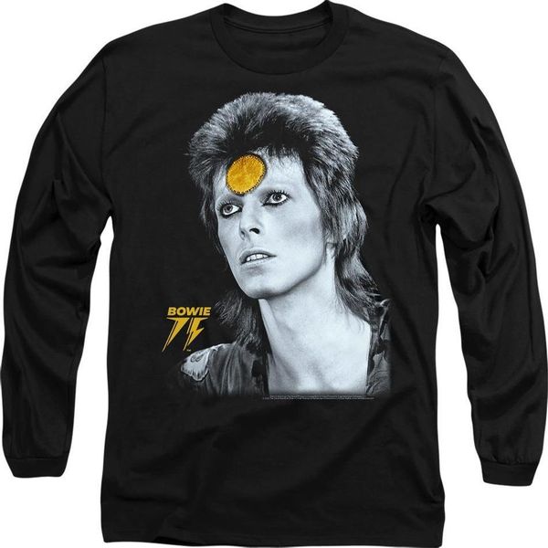 David Bowie - Maglietta "Golden Bowie"" Per Uomo/Donna Unisex TV9369 (S) (Nero)"-image