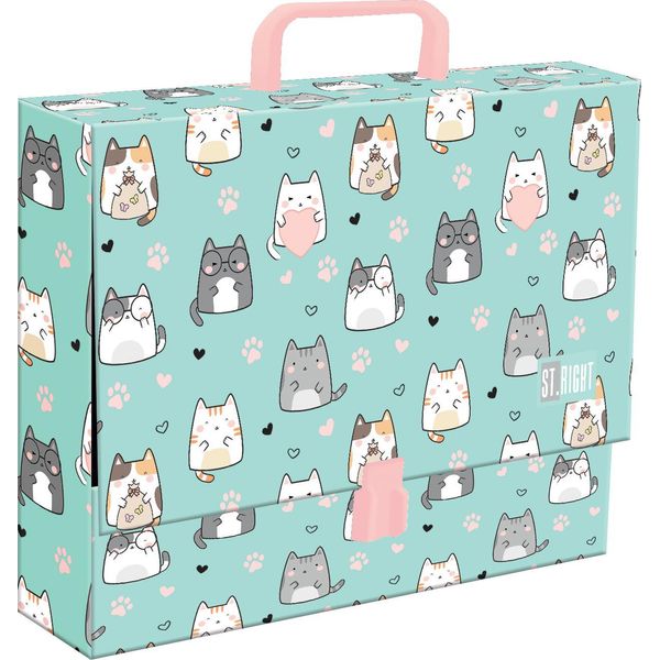 Cartella A4 9Cm Charming Cats St.Right Majewski-image