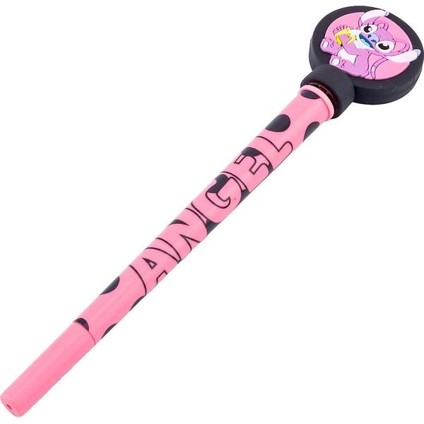 Lilo & Stitch - Penna E Topper "Make Waves"" PM11970 (16 Cm X 4 Cm X 1,3 Cm) (Rosa/Nero)"-image