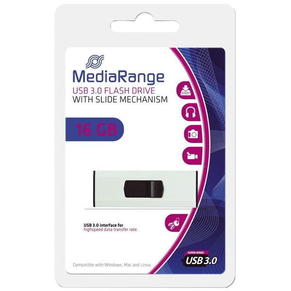 Mediarange Usb-Stick Usb 3.0 Superspeed 16GB-image