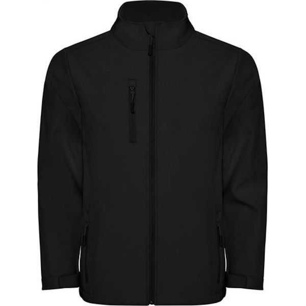 Roly SS6436 | Giacca Softshell Nebraska Da Uomo, Idrorepellente E Antivento - Colore: Nero 02 - Taglia: Xl-image