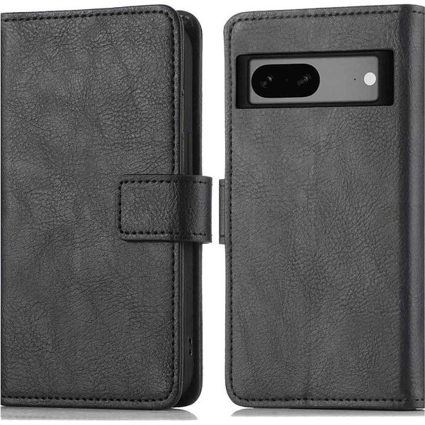 Custodia Per Telefono Cellulare Imoshion Per Google Pixel 7A - Flip Cover Libreria Flip - Nero-image