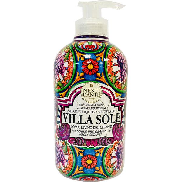 Nesti Dante Villa Sole Tekuté MýDlo Vegetal Liquid Soap Rosso Divino Del Chianti 500 Ml-image