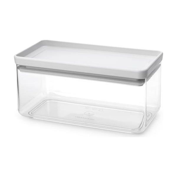 Brabantia Tasty+ Tanica Rettangolare 1,5 L Grigio Chiaro, Trasparente 1 Pz-image