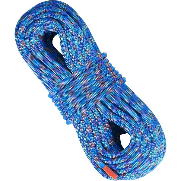 Succebuy 10,2 Mm 50 M/164 Ft Corda Per Arrampicata Dinamica, Corda Per Arrampicata Esterna Blu, 25 Kn Di Carico Di Rottura, Fibra Elastica Con Gancio In Acciaio. Ideale Per La Fuga, Il Soccorso Antincendio E La Discesa In Corda Doppia.-image