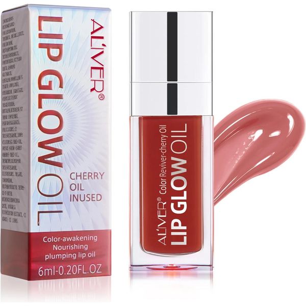 Olio Per Labbra Aliver Lip Glow - Legno Di Rosa-image