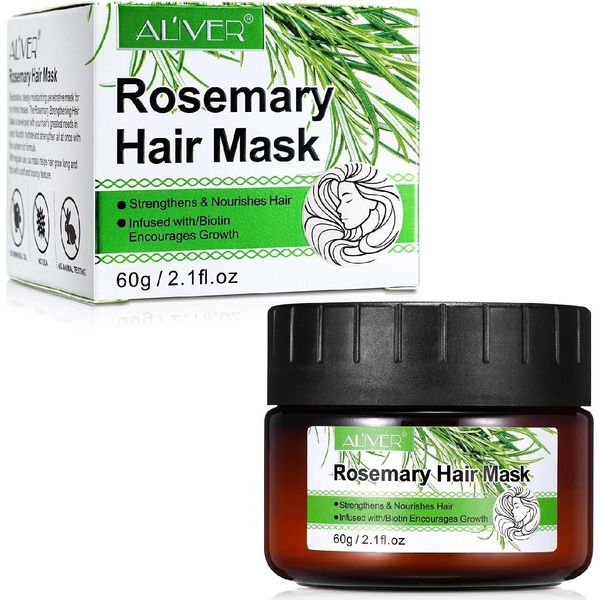 Maschera Per Capelli Al Rosmarino Aliver - 60 G-image