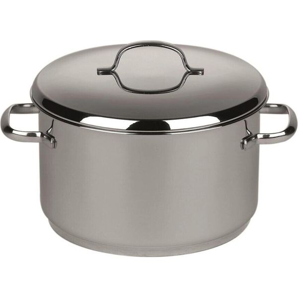 Pentola Per Carne Kelomat Cristall Con Coperchio Ø14 Cm 1,4 Litri In Acciaio Inox-image