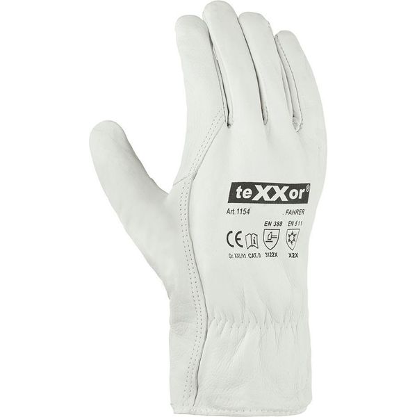 Texxor® Guanti Invernali In Pelle Di Vacchetta E Nappa FAHRER-WINTER 8-image