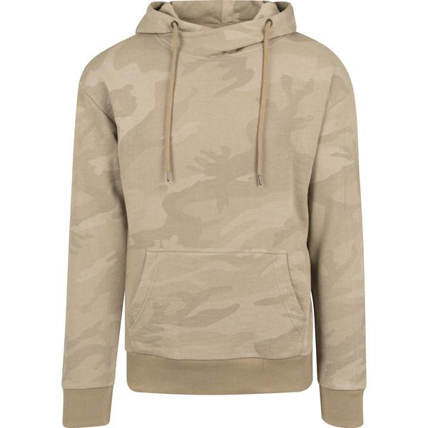 Urban Classics Uomo Cappuccio Camo A Collo Alto Sabbia Camo - S-image