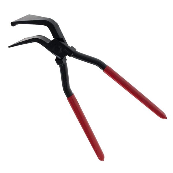 Pinza Per Crimpare R8, Piegata A 45°, 280 Mm - Con Raggio Di Saldatura 8 Mm, Rivestita In Ktl, Plastificata Rossa, Per Lamiere Di Zinco, Alluminio E Rame - Utensile Da Lattoniere 282159-image