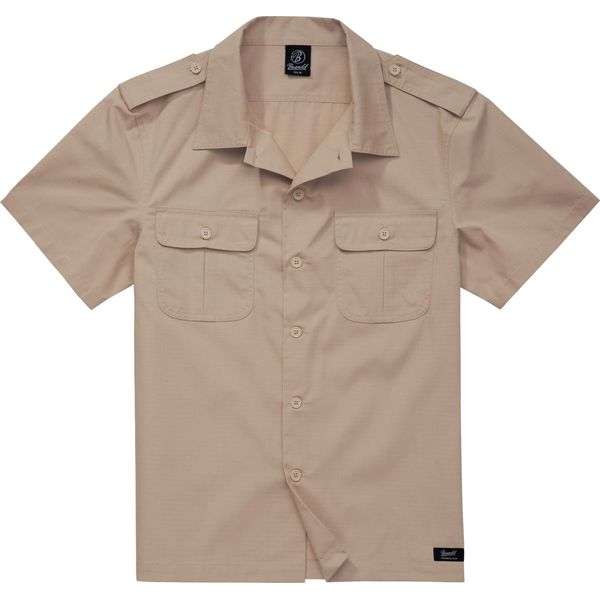 Brandit Us Ripstop Camicia A Maniche Corte Beige, Xl-image
