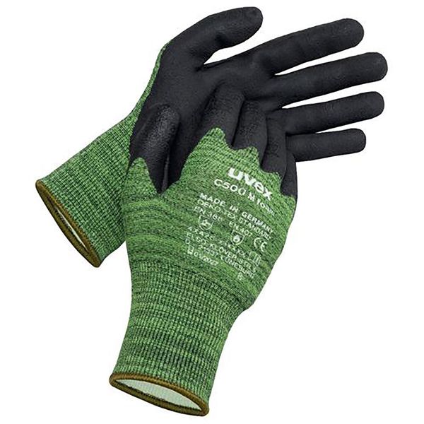Guanto Di Sicurezza Uvex C500 M In Schiuma Verde Taglia 10-image