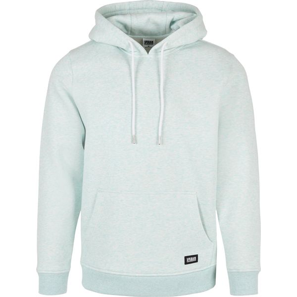 Urban Classics - Felpa Con Cappuccio Basic Melange Bianco Acqua - L-image