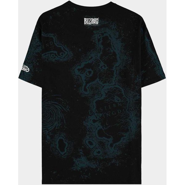 Maglietta World Of Warcraft Wow Azeroth Map - Offizielles Merchandise - L-image