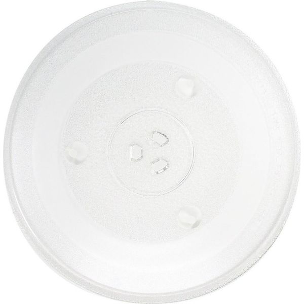 Piatto Per Microonde 31,5 Cm | Piatto Girevole Per Microonde | Piatto In Vetro Ø 315 Mm | Piatto Di Ricambio In Vetro Per Microonde - Sostituisce 49008503 | Compatibile Con Il Supporto Per Piatto Girevole A Y | Piatto Girevole In Vetro-image