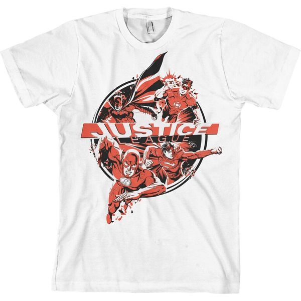 Maglietta Justice League Heroes - X-Large - Bianco-image