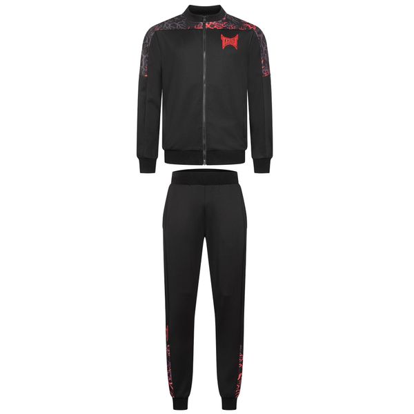 Tuta Uomo Regular Fit Roots Taptrack Nero/Rosso/Aubergine M Tapout-image
