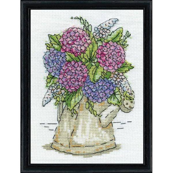 Kit Per Ricamo A Punto Croce Design Works "Annaffiatoio"", Schema Contato, 13X18 Cm"-image