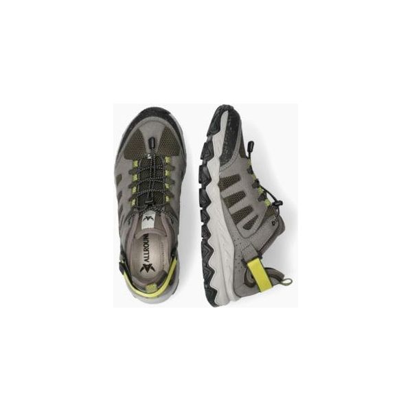 Allrounder By Mephisto Cando Fungi 92/92 Scarpa Sportiva Da Uomo Con Lacci In Grigio, Misura 10,5-image