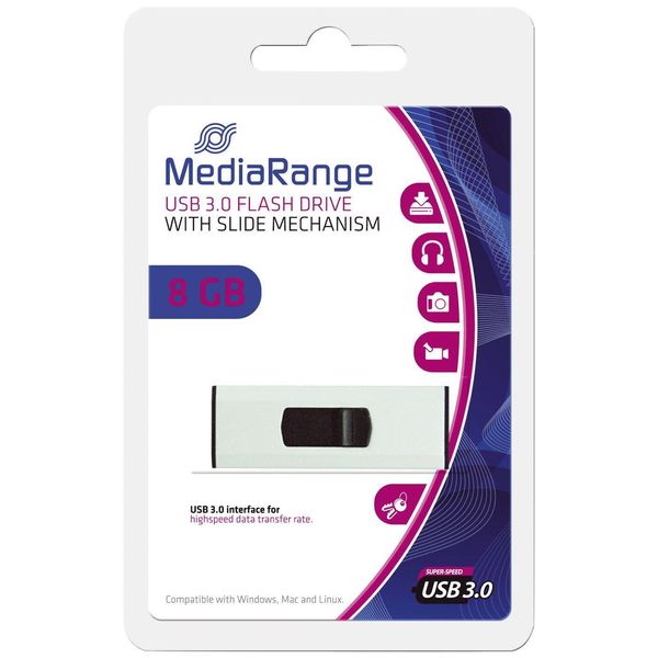 Mediarange Usb-Stick Usb 3.0 Superspeed 8GB-image