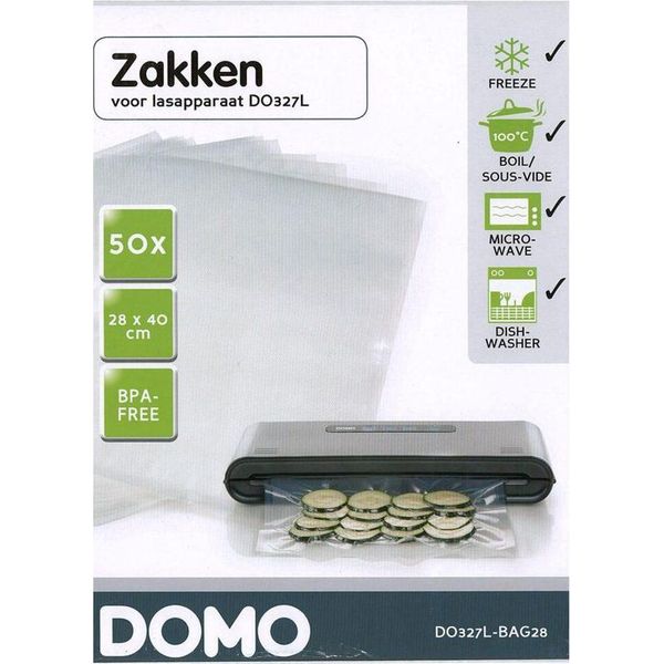 Sacchetti Per Aspirapolvere 28X40 Cm, 50 Pezzi - Domo DO327L-BAG28-image