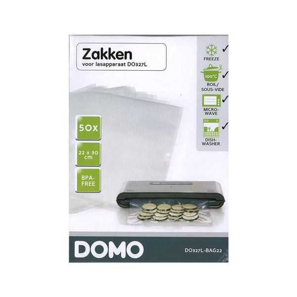 Sacchetti Per Aspirapolvere 22X30 Cm, 50 Pezzi - Domo DO327L-BAG22-image
