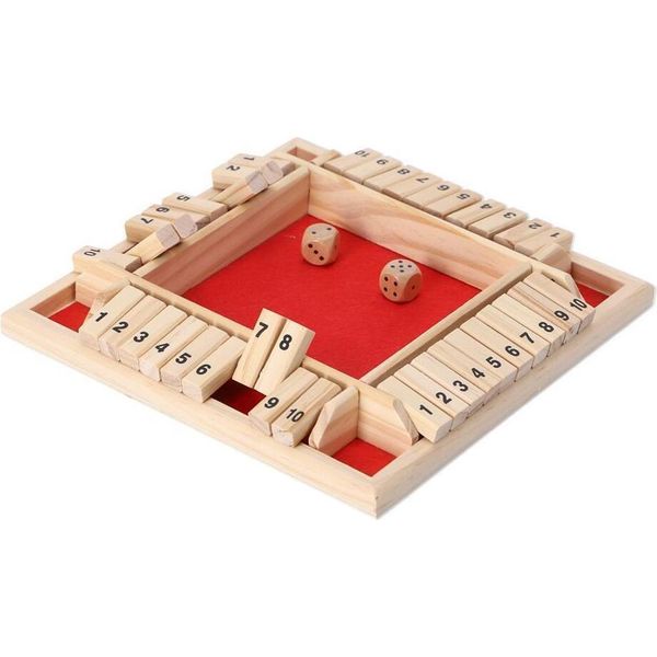 Houten Shut The Box Voor 4 Spelers-image