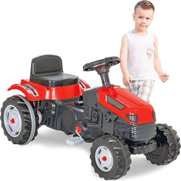Trattore A Pedali Strong Bull Red-image