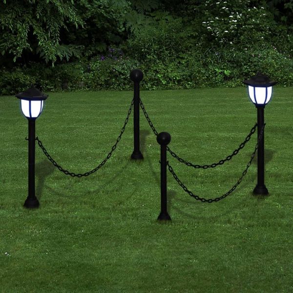 2X Lampada Led Luce Solare Lampada Da Esterno Lampada Da Giardino Lanterna-image