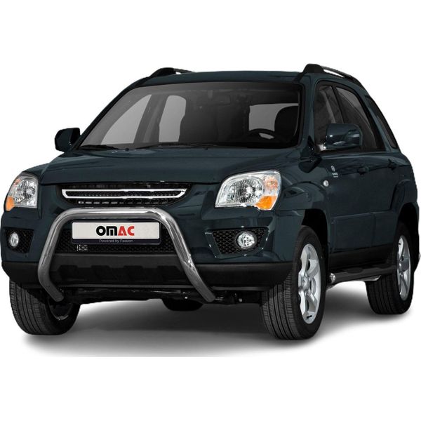 Barra Di Protezione Del Paraurti Anteriore Per Kia Sportage 2008-2010 Con Protezione Paraurti Abe Argento-image