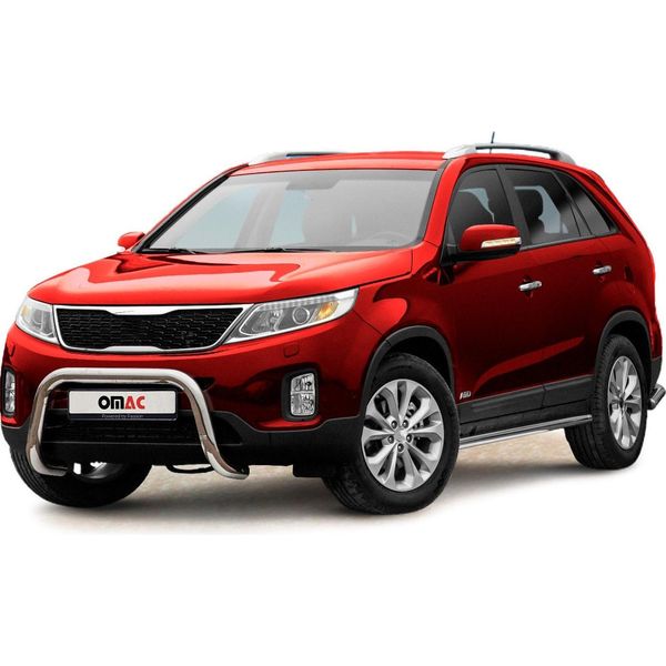 Barra Di Protezione Del Paraurti Anteriore Per Kia Sorento 2012-2015 Con Abe Acciaio Argento-image