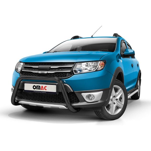 Barra Di Protezione Del Paraurti Anteriore Per Dacia Sandero Stepway 2012-2016 Con Abe Nero-image