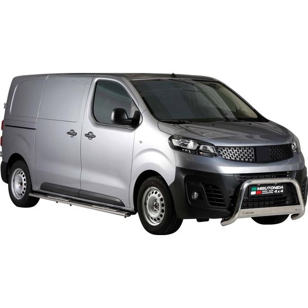 Barra Di Protezione Paraurti Anteriore Per Fiat Scudo 2022-2025 ø63Mm Acciaio Protezione Argento-image