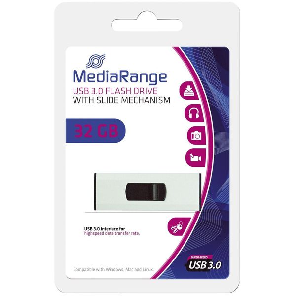Mediarange Usb-Stick Usb 3.0 Superspeed 32GB-image