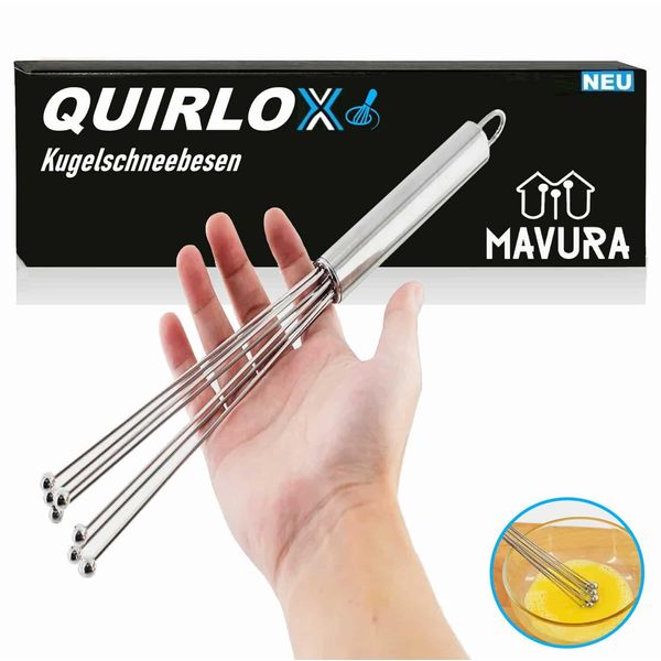 Quirlox Frullini Sbattitori Palle Frullino Frullino Spirale Frullino In Acciaio Inox-image