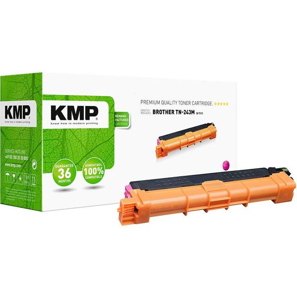 Kmp Printtechnik Ag 1268,0006 Kmp Toner Brother TN243M 1000S Magenta Remanufactured-image