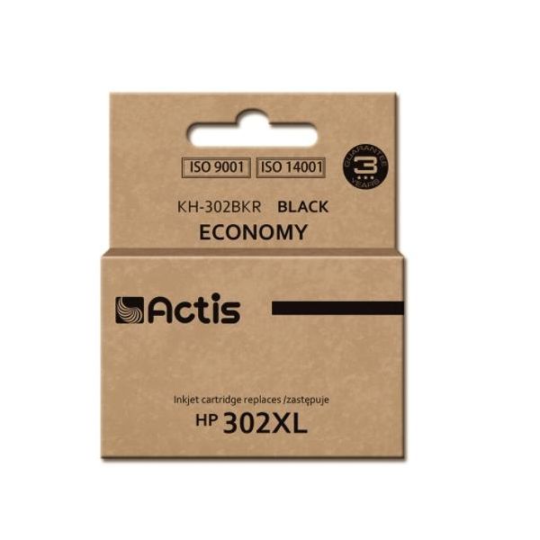Actis KH-302BKR Ink (Replacement For Hp 302XL F6U68AE; Premium; 15 Ml; Black)-image