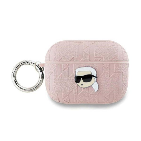Karl Lagerfeld Klap2Pgkipp Airpods Pro 2 (2022/2023) Cover RóżOwy/Pink Monogram Karl Head-image