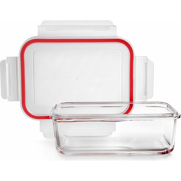 Contenitore Per Alimenti Ibili 754709 Vetro Borosilicato 900 Ml 13,5 X 18,2 X 6,3 Cm-image